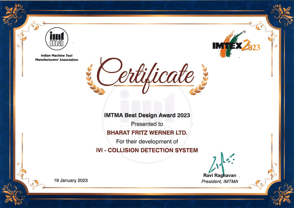 IMTMA Best Design Award