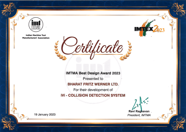 IMTMA Best Design Award