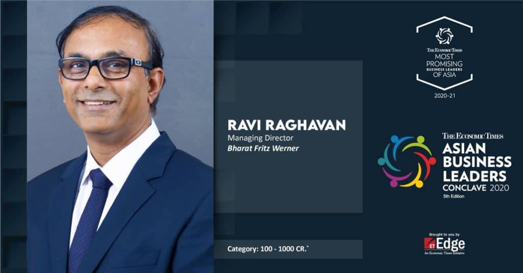 Mr. Ravi Raghavan Managing Director Bharat Fritz Werner (BFW)