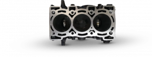 3 Cylinder Car Engine Block